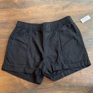 Old Navy Women's Black Linen Shorts Small S